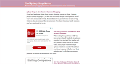 Desktop Screenshot of mysteryshopmaven.com