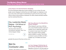 Tablet Screenshot of mysteryshopmaven.com